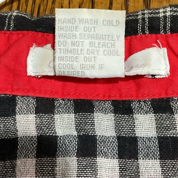 Western plaid flannel with ruffles - Picture 12 of 12